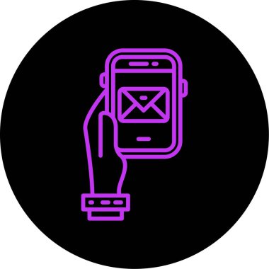 Vektör Mobil simge illüstrasyonu