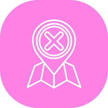 eşsiz bayrak vektör çizgisi simgesi