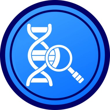 DNA simgesi, vektör illüstrasyonu