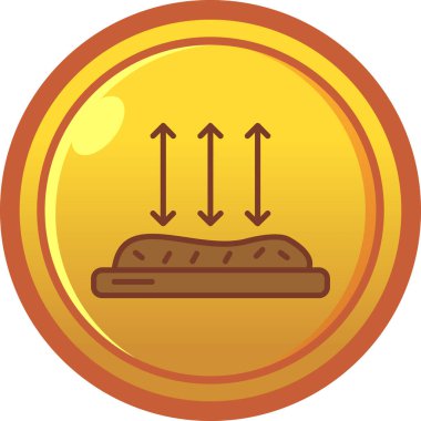 Çikolatalı kek ikonu vektör illüstrasyonu