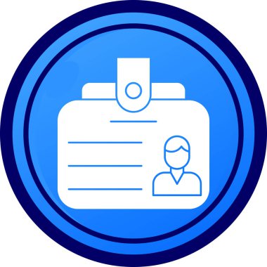 Kişisel bilgilerin vektör simgesi, vektör illüstrasyonu