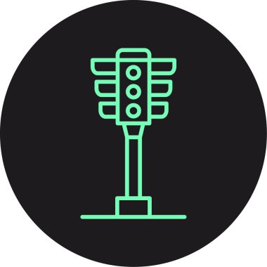 mikrofon simgesi vektör illüstrasyonu