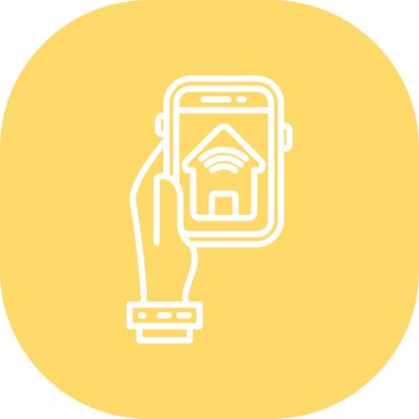 Akıllı saat simgesinin vektör çizimi