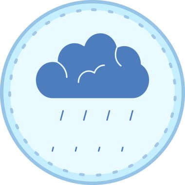 Bulut. Web simgesi basit tasarım