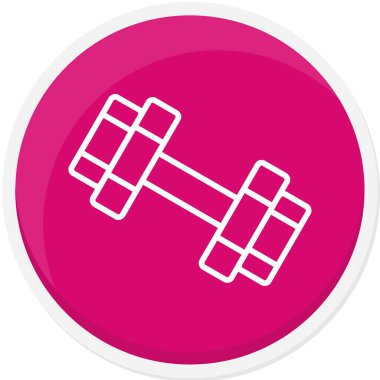 halter simgesi, basit vektör illüstrasyonu