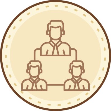 iş simgesi vektör illüstrasyonu