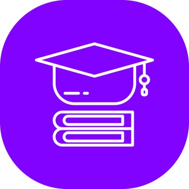 Eğitimin vektör illüstrasyonu modern simge