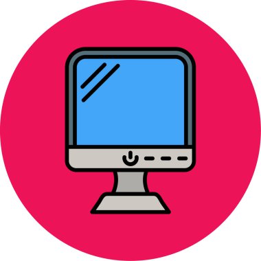 izleyici ikon vektör illüstrasyonu