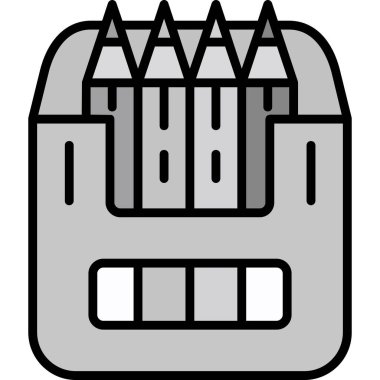 Kaktüs Simgesi, vektör illüstrasyonu
