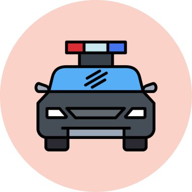 araba simgesi vektör illüstrasyonu