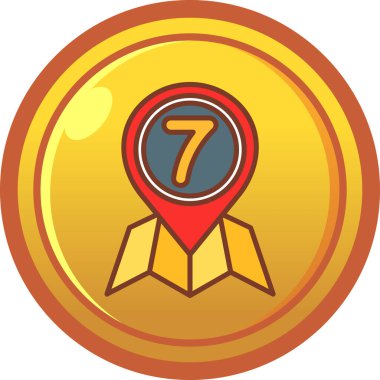 number one icon vector illustration