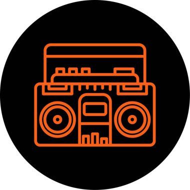 Modern simgenin vektör illüstrasyonu