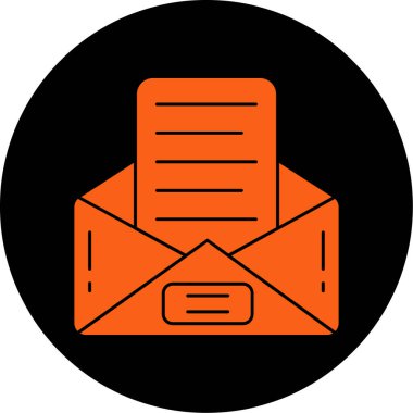 Mektup zarfı. Basit tasarım