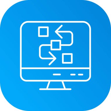 seo modern simgesinin vektör illüstrasyonu