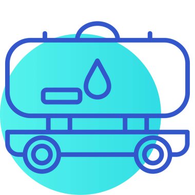 Su bırakma simgesinin vektör illüstrasyonu