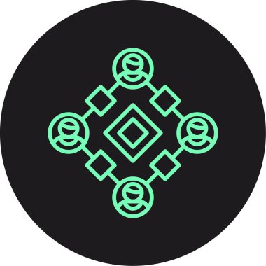 seo modern simgesinin vektör illüstrasyonu