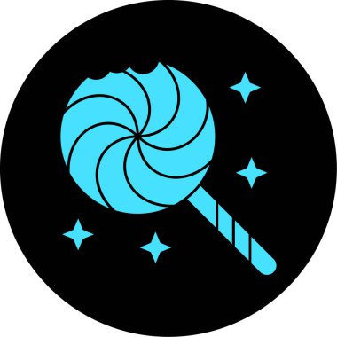 Şeker vektörü simgesi modern basit vektör illüstrasyonu