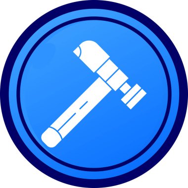 Tornavida. Web simgesi basit illüstrasyon