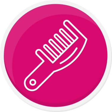 Tarak. Web simgesi basit illüstrasyon