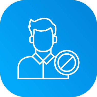 Kullanıcı simgesinin vektör çizimi