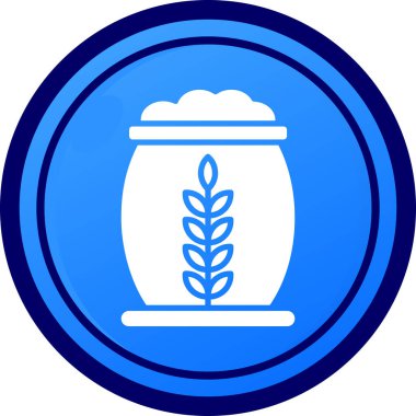 Eşsiz mısır bitkisi vektör simgesi