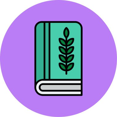 Bir kitabın vektör illüstrasyonu