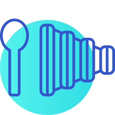 Basit simge vektör illüstrasyonu