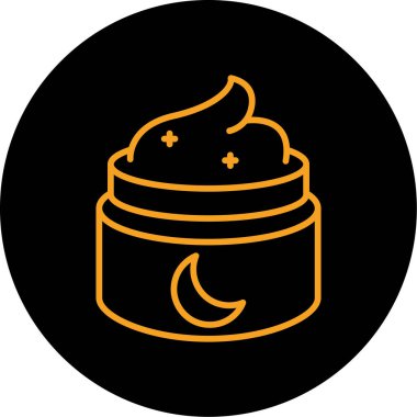 Ay simgesi, vektör illüstrasyonu