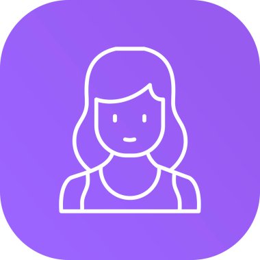 Akıllı telefon simgesi, vektör tasarımı olan kadın