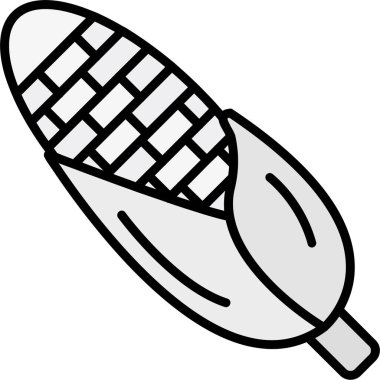 Izgara yemek ikonu, basit tasarım.