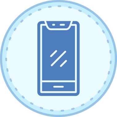 Akıllı telefon. Web simgesi basit illüstrasyon