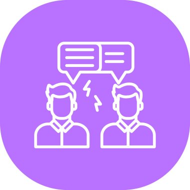 konuşma kabarcığı vektör çizimi