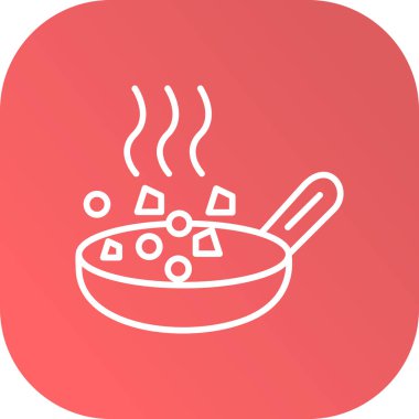 Pan simgesi vektör illüstrasyonu