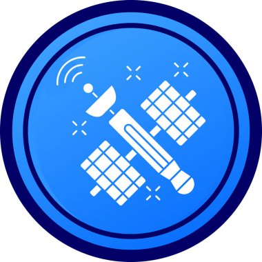 Uydu simgesinin vektör çizimi