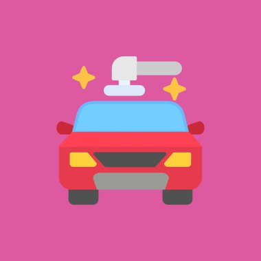 araba simgesi vektör illüstrasyonu