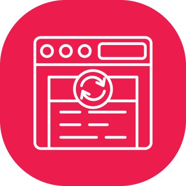 seo modern simgesinin vektör illüstrasyonu