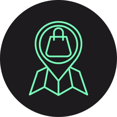 Eşsiz Sırt Çantası Vektör Satırı Simgesi