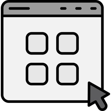 takvim simgesini, basit vektör çizim