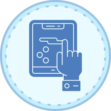 Cep telefonu simgesi, illüstrasyon