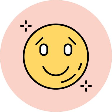 Yüz simgesi vektör illüstrasyonu