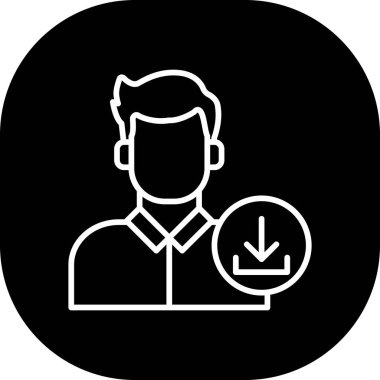 Artı simgesi olan adam, vektör illüstrasyonu