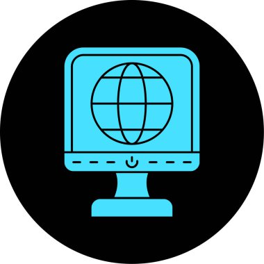 izleyici ikon vektör illüstrasyonu