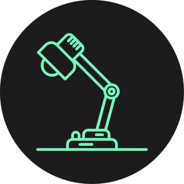 vektör robotik kol simgesi