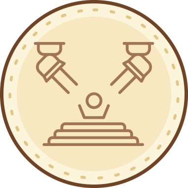 Modern b 'nin vektör illüstrasyonu madeni paranın eksik simgesi