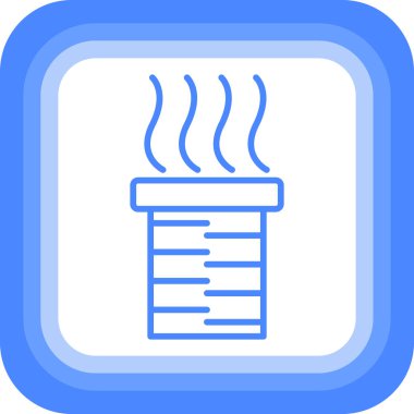 Outline tarzında sıcak hava balonu simgesi