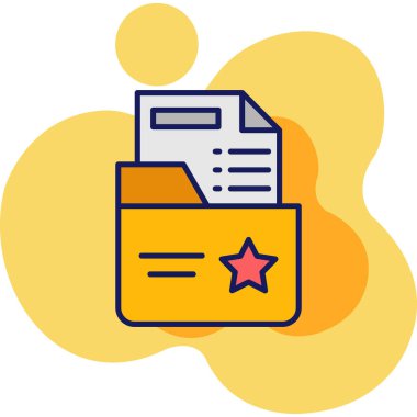 dosya belgesi. Basit resimleme