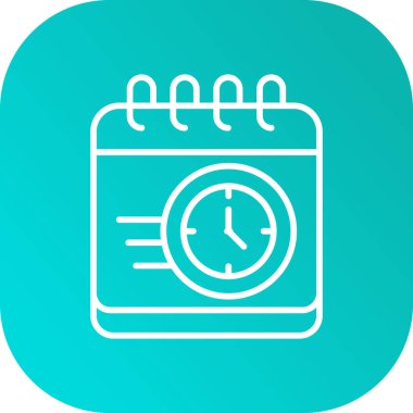 Takvim Simgesi Soyut Arka Gruplamada İzole Edildi