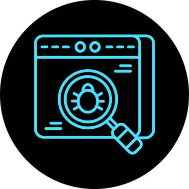 Moda biçimi izole edilmiş arkaplanda tarayıcı pencere simgesi