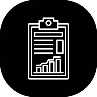 Belge simgesinin vektör illüstrasyonu