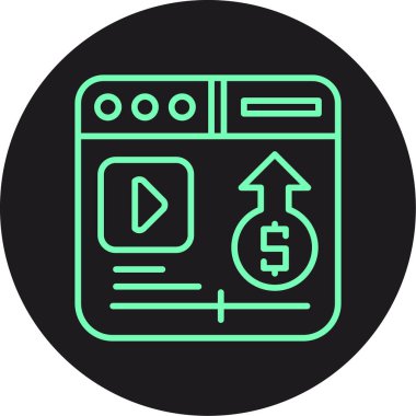 para simgesi vektör illüstrasyonu